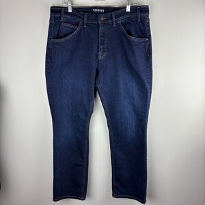 Tecovas Relaxed Jeans Men's Size 36x32 Premium Relaxed Jean Dark Denim EUC